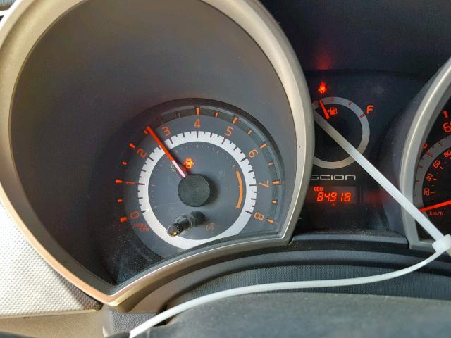 JTKJF5C70D3065744 - 2013 TOYOTA SCION TC ბურგუნდია ფოტო 8