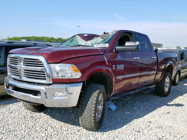 3C6UR5DL2HG634272 - 2017 RAM 2500 SLT 勃艮第红 照片 2