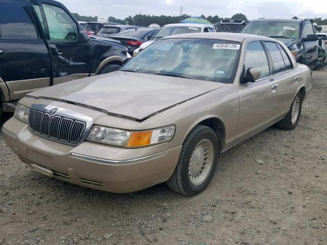 2MEFM75W3WX606809 - 1998 MERCURY GRAND MARQ BROWN photo 2