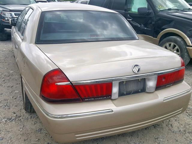 2MEFM75W3WX606809 - 1998 MERCURY GRAND MARQ BROWN photo 3