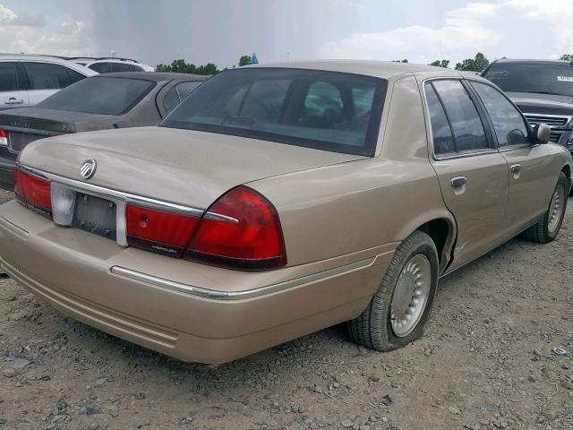 2MEFM75W3WX606809 - 1998 MERCURY GRAND MARQ BROWN photo 4