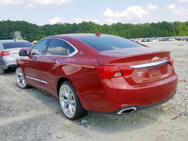 2G1145SL8E9211756 - 2014 CHEVROLET IMPALA LTZ RED photo 3