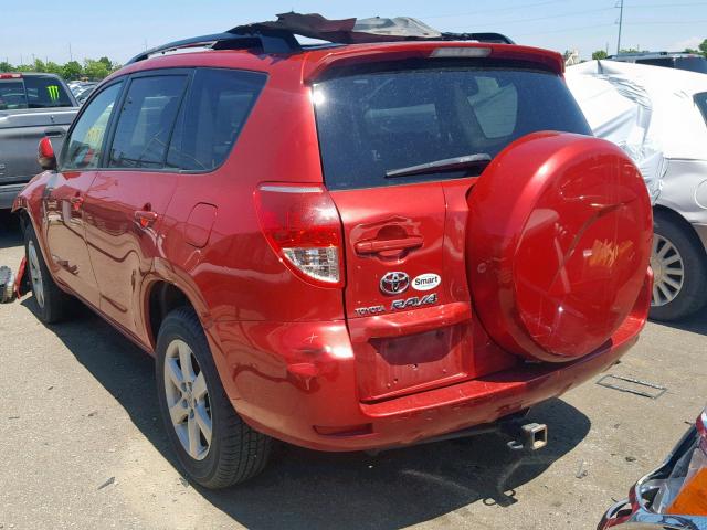 JTMBK31V565009559 - 2006 TOYOTA RAV4 LIMIT BURGUNDY photo 3