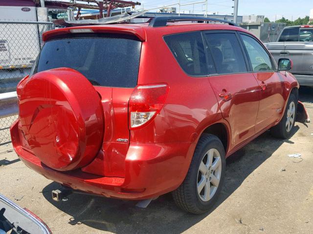 JTMBK31V565009559 - 2006 TOYOTA RAV4 LIMIT BURGUNDY photo 4