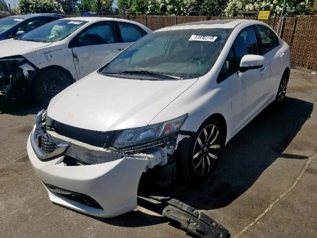 19XFB2F98FE244534 - 2015 HONDA CIVIC EXL 白色 照片 2