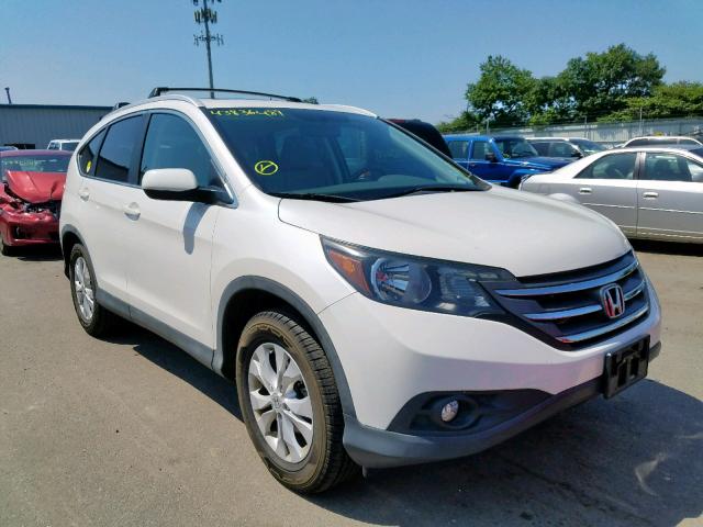 5J6RM4H79CL070274 - 2012 HONDA CR-V EXL WHITE photo 1