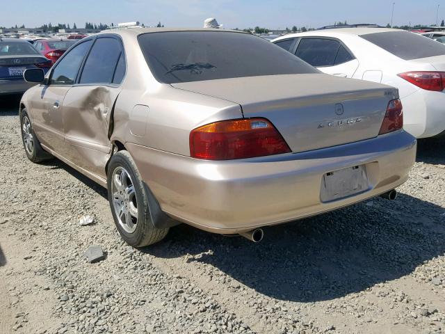 19UUA5660YA049553 - 2000 ACURA 3.2TL GOLD photo 3