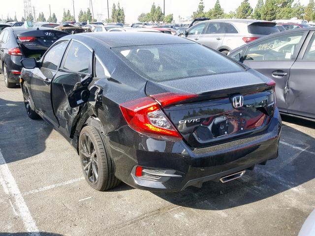 2HGFC2F8XKH529384 - 2019 HONDA CIVIC SPOR BLACK photo 3