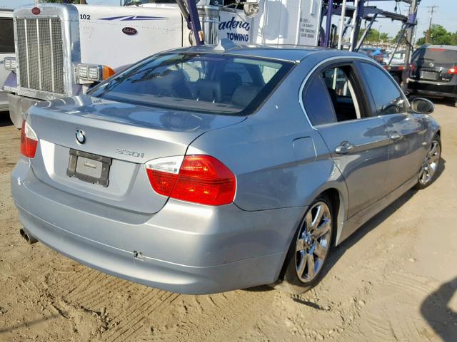 WBAVB33566PS10141 - 2006 BMW 330 I BLUE photo 4