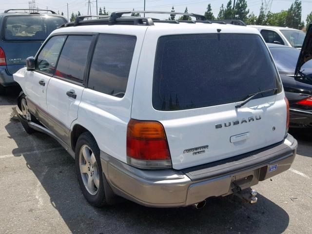 JF1SF6555XH724895 - 1999 SUBARU FORESTER S WHITE photo 3