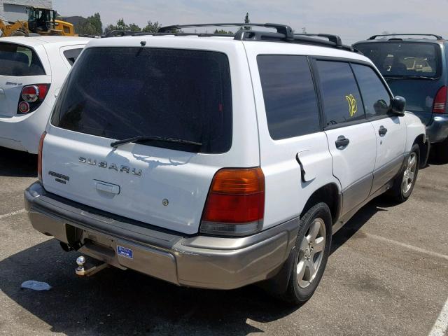 JF1SF6555XH724895 - 1999 SUBARU FORESTER S WHITE photo 4