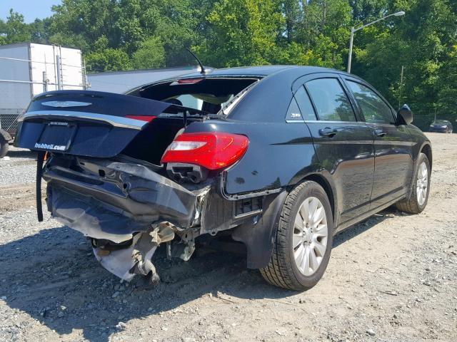 1C3CCBAB8DN641832 - 2013 CHRYSLER 200 LX BLACK photo 4