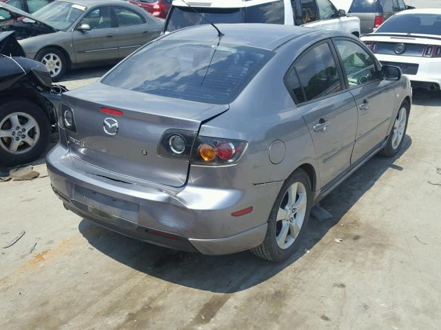 JM1BK324061533036 - 2006 MAZDA 3 S GRAY photo 4