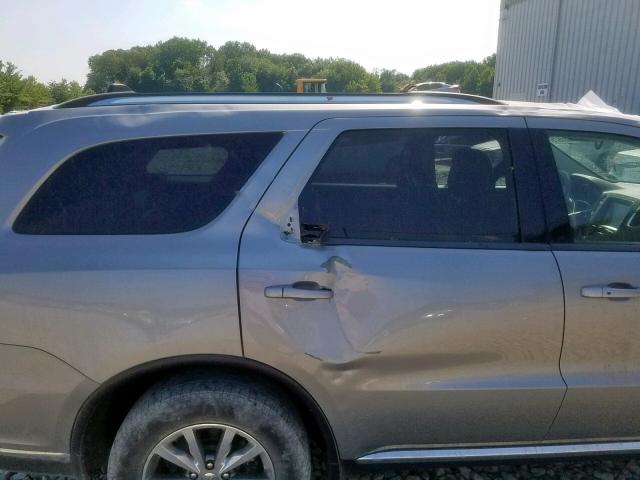 1C4RDJDGXFC766172 - 2015 DODGE DURANGO LI SILVER photo 9