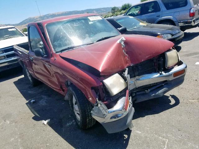 4TANL42N9VZ307159 - 1997 TOYOTA TACOMA RED photo 1