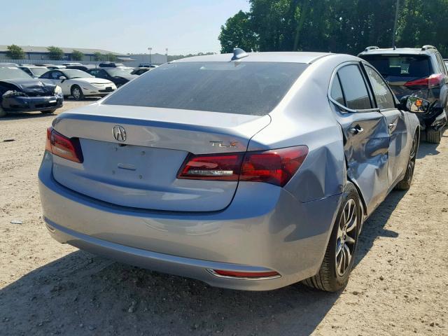 19UUB1F53GA004683 - 2016 ACURA TLX TECH SILVER photo 4