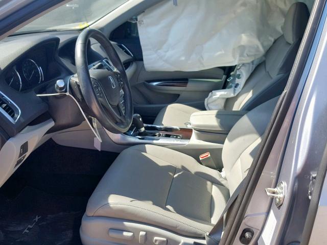 19UUB1F53GA004683 - 2016 ACURA TLX TECH SILVER photo 5