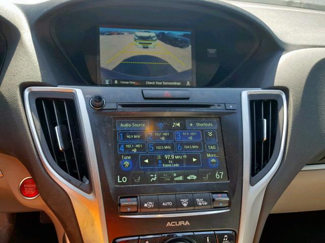 19UUB1F53GA004683 - 2016 ACURA TLX TECH SILVER photo 9