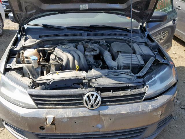 3VW2K7AJ8EM229398 - 2014 VOLKSWAGEN JETTA BASE SILVER photo 7