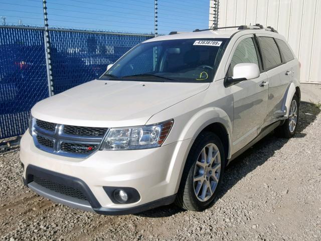 3C4PDDFG9DT523587 - 2013 DODGE JOURNEY R/ WHITE photo 2