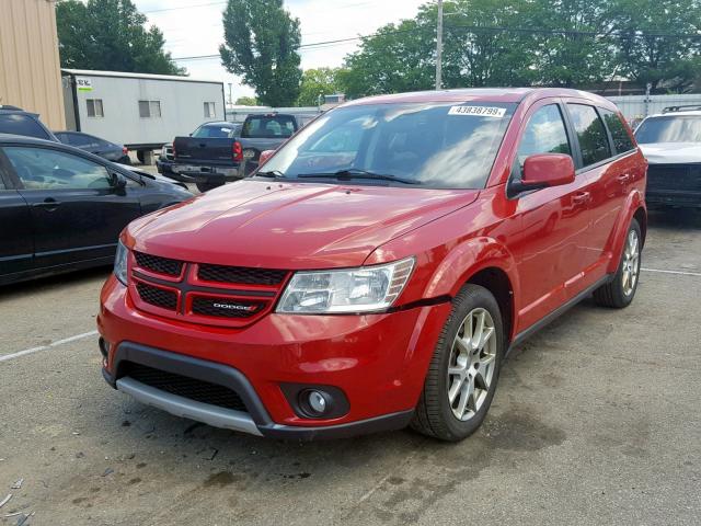 3C4PDCEG0DT588937 - 2013 DODGE JOURNEY R/ RED photo 2