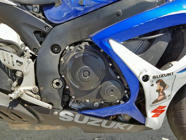 JS1GN7DA862113455 - 2006 SUZUKI GSX-R600 K TWO TONE photo 7