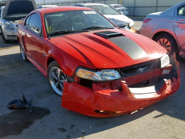 1FAFP42R94F141473 - 2004 FORD MUSTANG MA RED photo 1