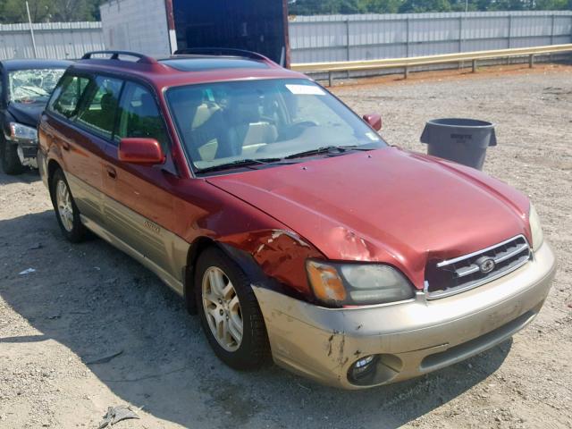 4S3BH686327666860 - 2002 SUBARU LEGACY OUT MAROON photo 1