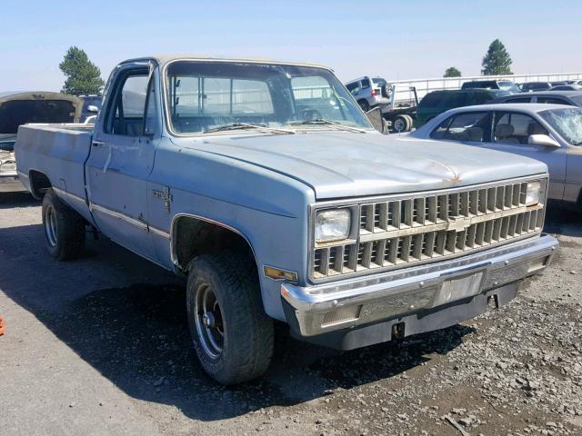 2GCEK14H3C1185823 - 1982 CHEVROLET K10 BLUE photo 1