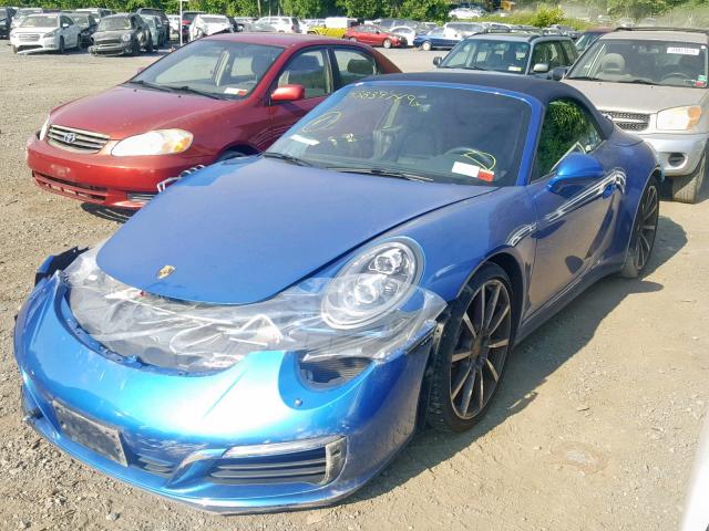 WP0CB2A9XHS155039 - 2017 PORSCHE 911 CARRER BLUE photo 2