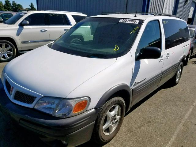 1GMDX03E71D125216 - 2001 PONTIAC MONTANA WHITE photo 2