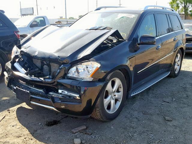 4JGBF7BE6CA800773 - 2012 MERCEDES-BENZ GL 450 4MA BLACK photo 2