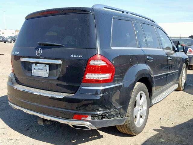 4JGBF7BE6CA800773 - 2012 MERCEDES-BENZ GL 450 4MA BLACK photo 4