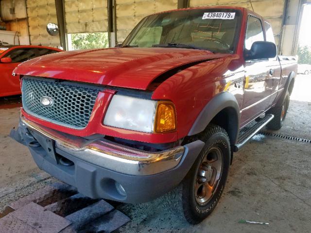 1FTZR15E61TA04609 - 2001 FORD RANGER SUP RED photo 2