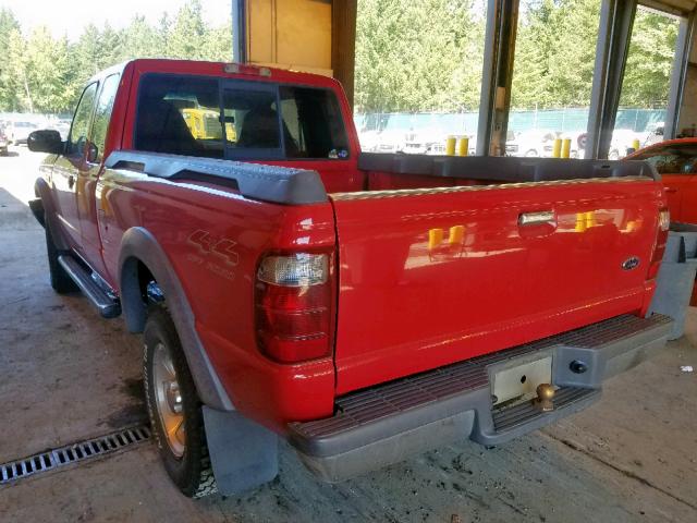 1FTZR15E61TA04609 - 2001 FORD RANGER SUP RED photo 3