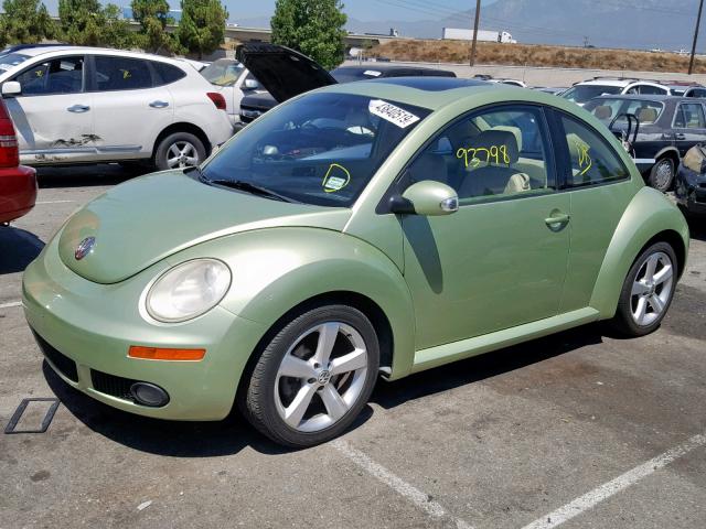 3VWSW31C86M402806 - 2006 VOLKSWAGEN NEW BEETLE მწვანე ფოტო 2