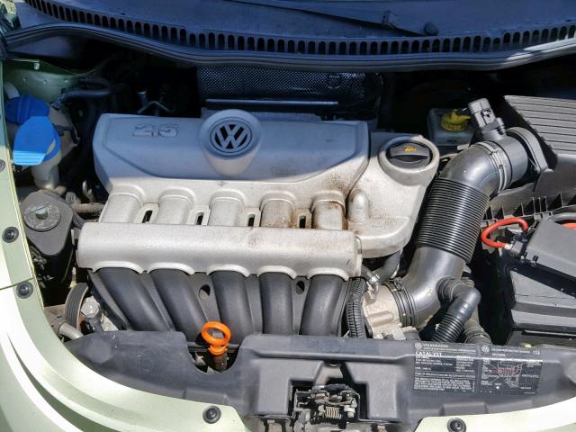 3VWSW31C86M402806 - 2006 VOLKSWAGEN NEW BEETLE მწვანე ფოტო 7