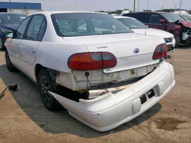 1G1ND52F95M152652 - 2005 CHEVROLET CLASSIC WHITE photo 3