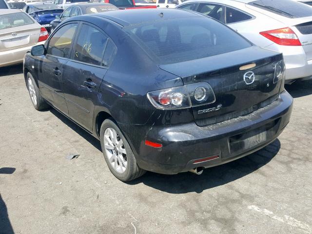 JM1BK32G971672139 - 2007 MAZDA 3 I BLACK photo 3