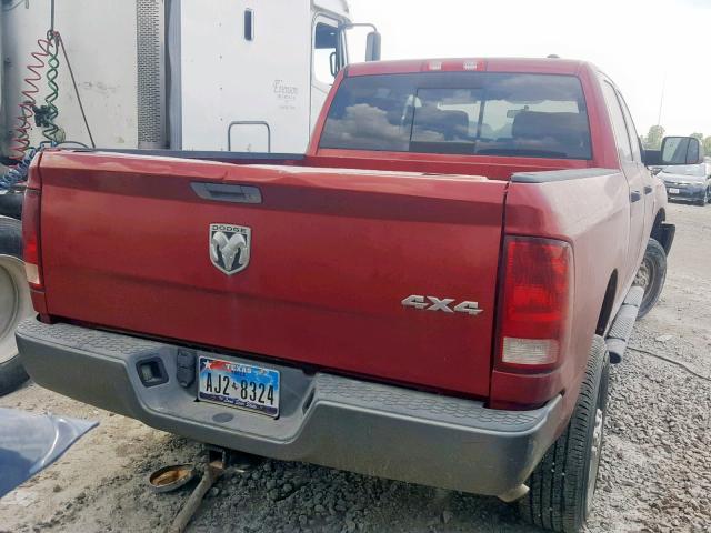 3D7TT2CT4AG144059 - 2010 DODGE RAM 2500 RED photo 4