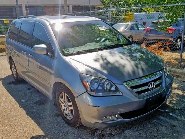 5FNRL38896B022583 - 2006 HONDA ODYSSEY TO GRAY photo 1