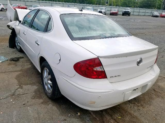 2G4WD582061132587 - 2006 BUICK LACROSSE C WHITE photo 3