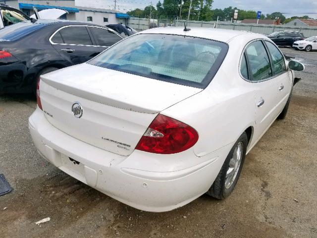 2G4WD582061132587 - 2006 BUICK LACROSSE C WHITE photo 4