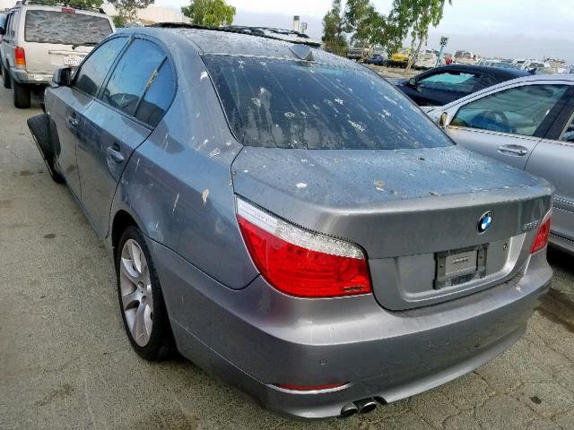 WBANW13518CN55368 - 2008 BMW 535 I GRAY photo 3