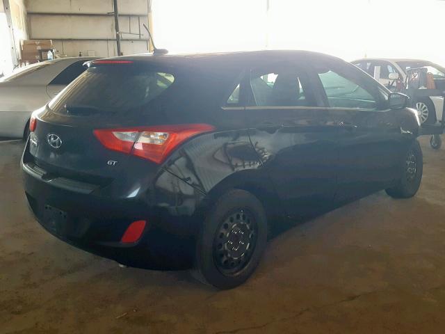 KMHD35LH5GU314314 - 2016 HYUNDAI ELANTRA GT BLACK photo 4