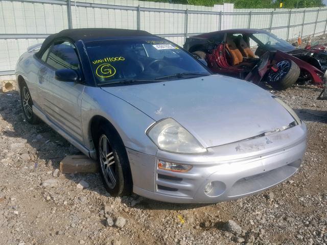 4A3AE75H33E111000 - 2003 MITSUBISHI ECLIPSE SP SILVER photo 1