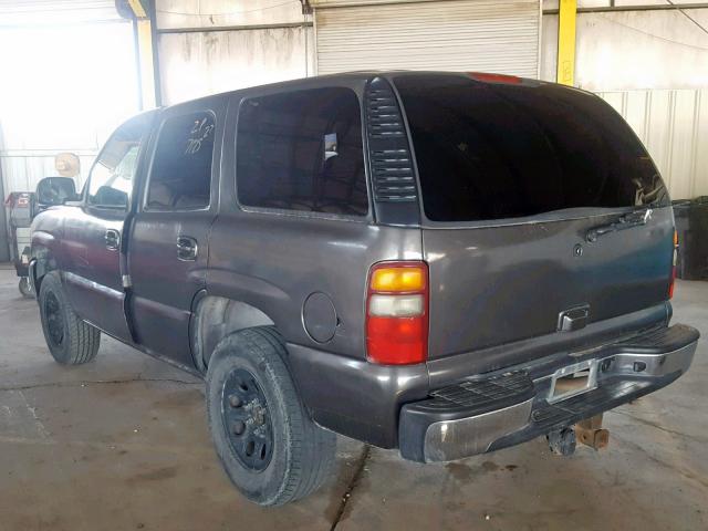 1GKEC13V83J184777 - 2003 GMC YUKON GRAY photo 3