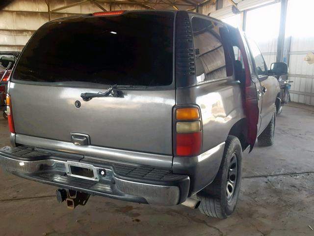 1GKEC13V83J184777 - 2003 GMC YUKON GRAY photo 4