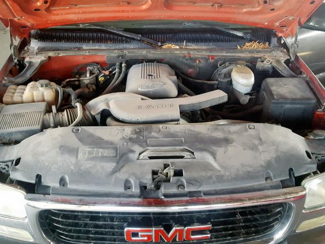 1GKEC13V83J184777 - 2003 GMC YUKON GRAY photo 7