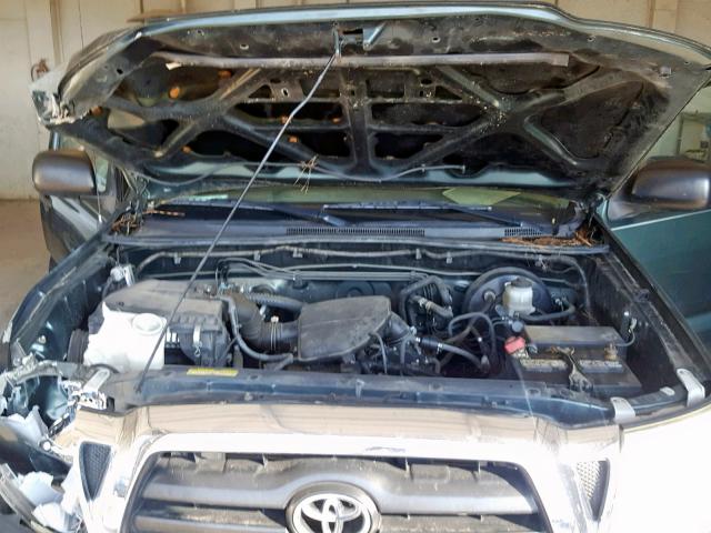 5TFPX4EN4BX004908 - 2011 TOYOTA TACOMA GREEN photo 7